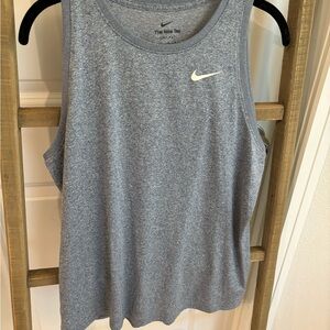 Nike Women's Heather Gray Tank Top